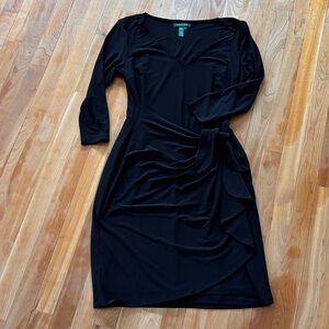 Ralph Lauren Black Long Sleeve Dress
